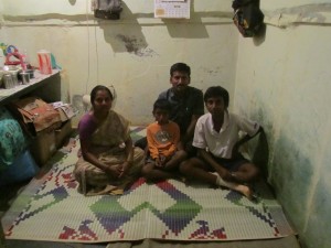 Raviteja y su familia