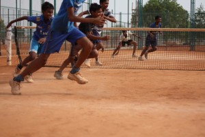 Raviteja en el Centro Educativo Anantapur