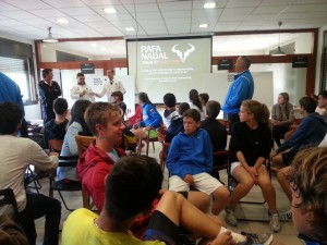 Entrenamiento en valores. Rafa Nadal Tour by MAPFRE Entrenamiento en valores. Rafa Nadal Tour by MAPFRE