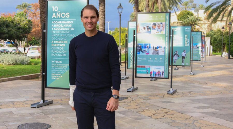An open-air exhibition showcasing a decade of social impact achieved by the centers through education, sport, and psychosocial support