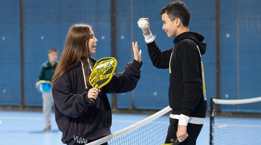The Rafa Nadal Foundation Center in Valencia takes part in the 7th Nazaret Sports Week, bringing pickleball to more than 500 schoolchildren